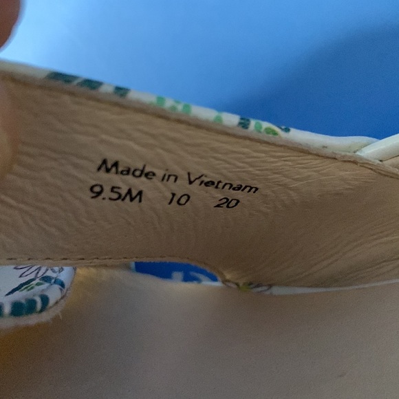 JACK ROGERS NEW IN BOX FLORAL LEATHER UPPER WEDGE ESPADRILLES SIZE 9.5 - Picture 7 of 7